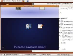 Screenshot of project release version, thumbnail